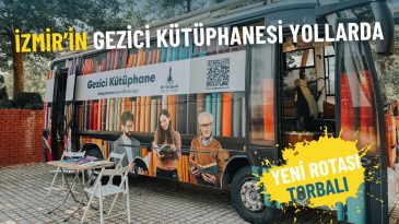 İzmir&rsquo;in Gezici K&uuml;t&uuml;phanesi Yollarda: Yeni Rotası Torbalı