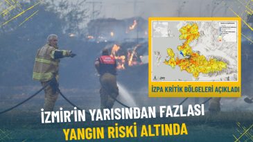 İzmir&rsquo;in Y&uuml;zde Elli Biri Yangın Tehlikesiyle Karşı Karşıya: İZPA &Ouml;nemli B&ouml;lgeleri Duyurdu