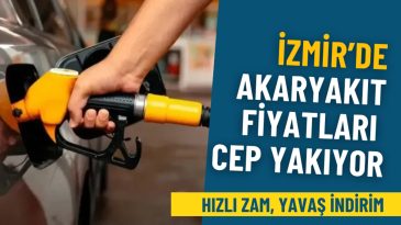 İzmir&rsquo;de Akaryakıt Fiyatları Y&uuml;ksek Seyrediyor: Hızlı Artış, Yavaş D&uuml;ş&uuml;ş