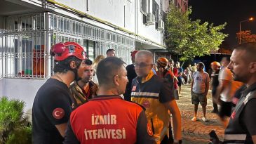İzmir&rsquo;de Engelli Bakımevinde Yangın: 100 Kişi G&uuml;venli Alana Tahliye Edildi