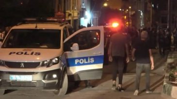 Korku dolu anlar… Etrafa rastgele ateş a&ccedil;tı!