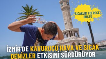 Meteoroloji Duyurdu: İzmir'de Sıcaklık 1 Derece D&uuml;şerken Kavurucu Hava Etkisini S&uuml;rd&uuml;r&uuml;yor