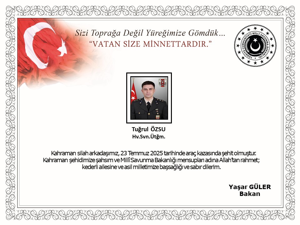 Şehit Hava Savunma Üsteğmeni Tuğrul Özsu