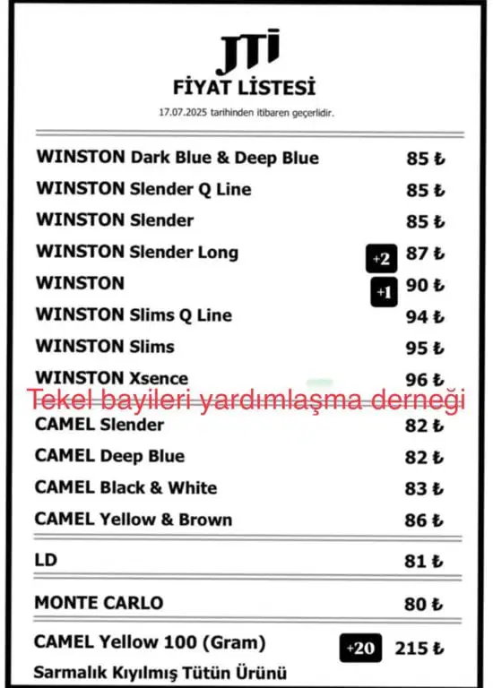O Sigara Grubuna Bir Zam Daha