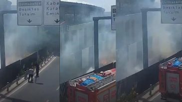 Shakhtar Ma&ccedil;ı &Ouml;ncesi Beşiktaş Stadı'nda Yangın Paniği!
