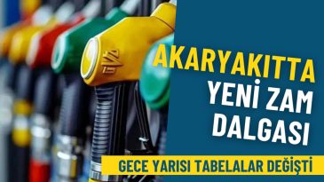 Akaryakıtta Yeni Zam Dalgası: Tabelalar Gece Yarısı Değişti