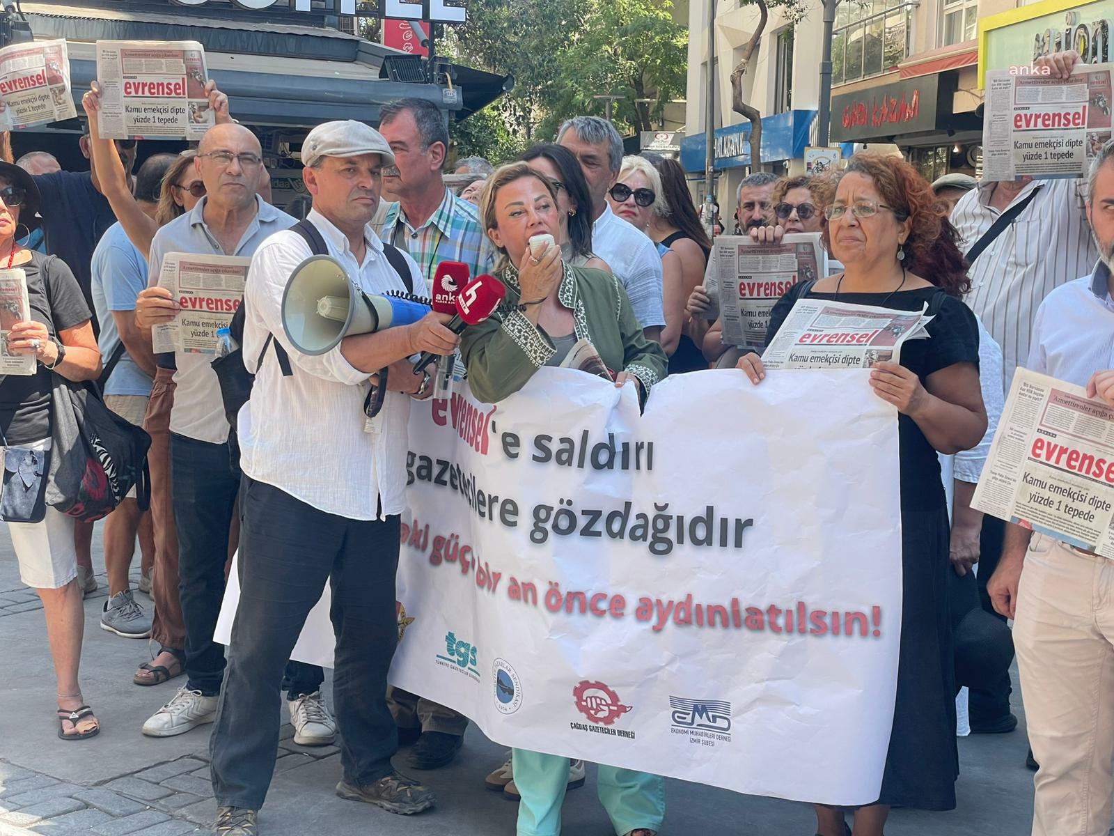 Evrensel Gazetesi destek yürüyüşü
