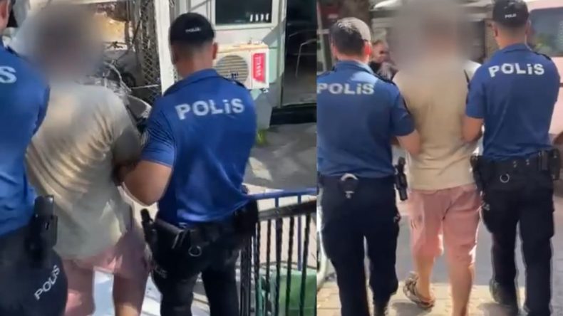 Firari Hükümlü İzmir'de Telefon Gasbederken Yakalandı