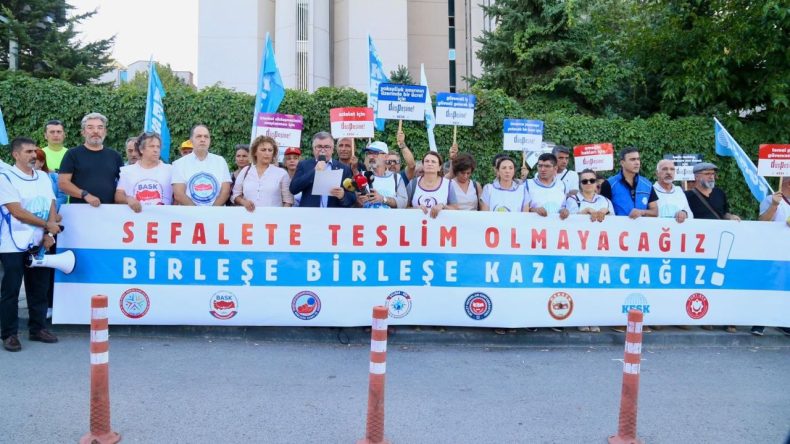 İzmir'de Kamu Çalışanları İş Bırakma Eylemi Düzenliyor: "Sıtmaya Razı Değiliz"