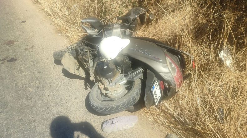 İzmir'de Ürpertici Kaza: Motosiklet Sürücüsü Yaralandı