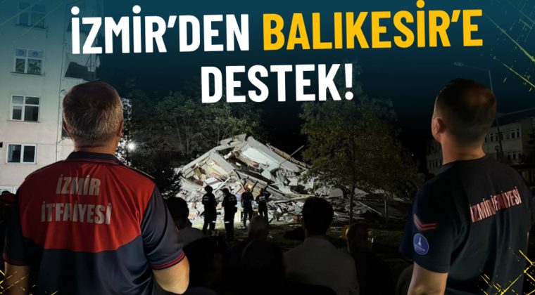 İzmir'den Balıkesir'e Destek: İtfaiye Ekipleri Deprem Bölgesinde
