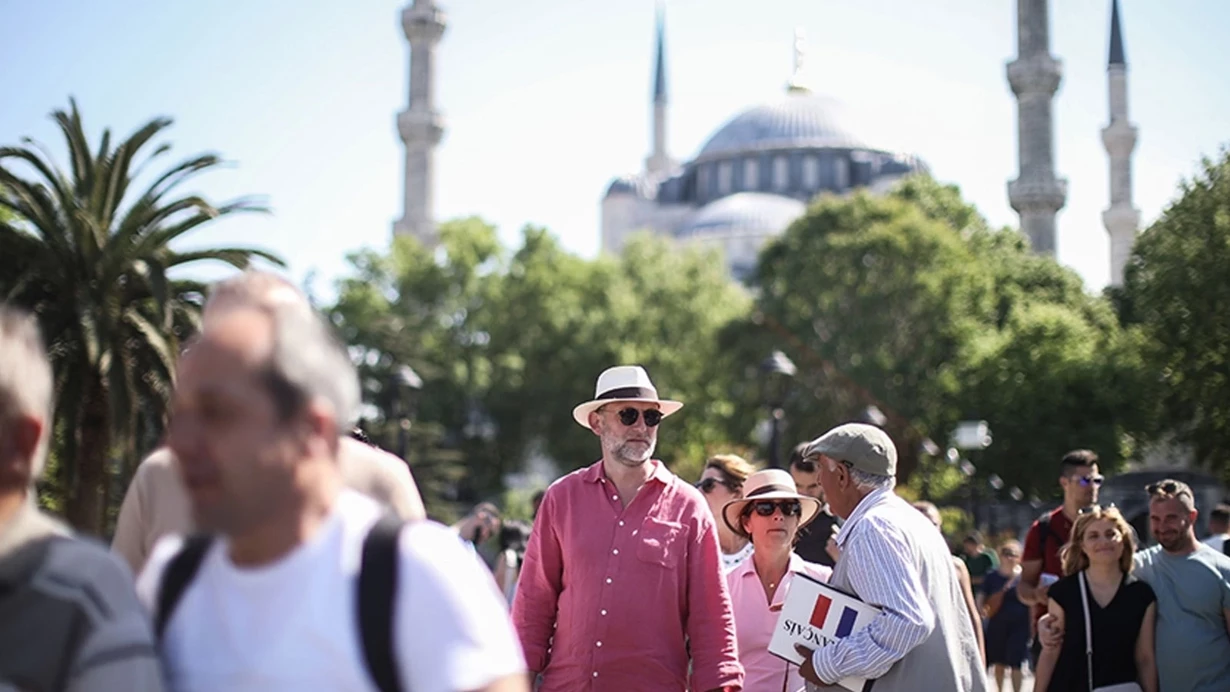 Düşen turist sayısı