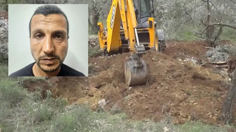 Seferihisar'da dehşet verici olay: Kendi mezarını kazmış