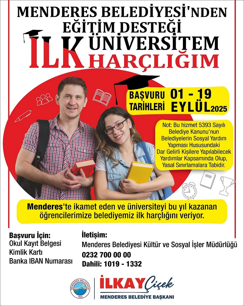 Menderes Belediyesi Eğitim Desteği