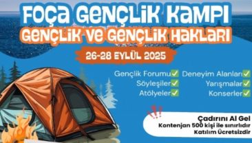 Büyükşehir’den Gençlere Foça’da Kamp