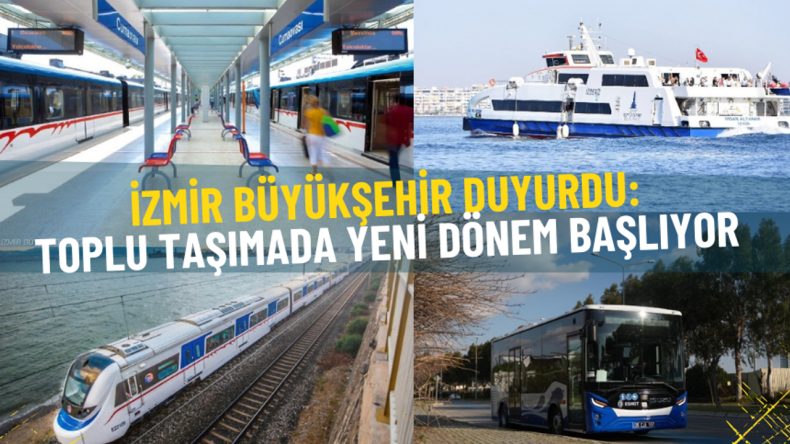 İzmir Büyükşehir Belediyesi'nden Yeni Ulaşım Projesi