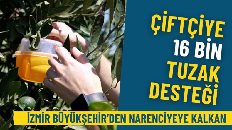 İzmir Büyükşehir’den Narenciyeye Kalkan: Çiftçiye 16 Bin Tuzak Desteği