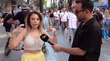 İzmir'de sokak r&ouml;portajındaki s&ouml;zleri nedeniyle dava a&ccedil;ılmıştı: Dilruba Kayserilioğlu hakkında karar belli oldu