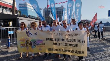 İzmir&rsquo;de Barış İ&ccedil;in Y&uuml;r&uuml;y&uuml;ş: Barış Eşitliğin Teminatıdır