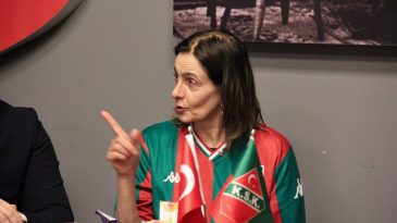 Karşıyaka'ya önemli misafir: Hem yönetimle, hem sporcularla buluştu