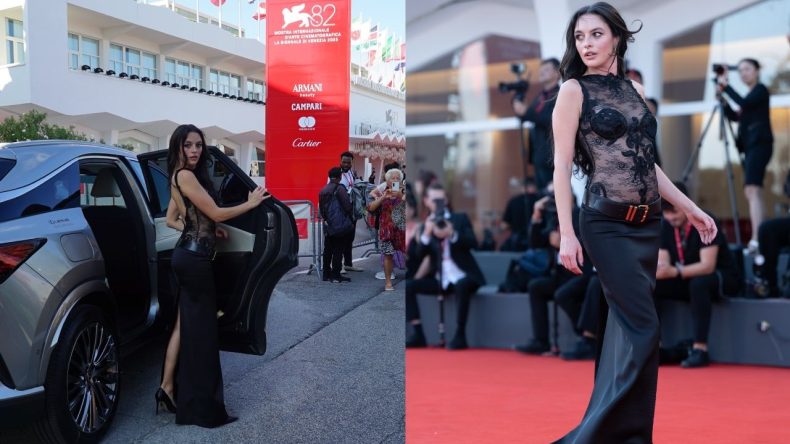 Melis Sezen, Venedik'te Zarafetiyle Dikkat Çekti