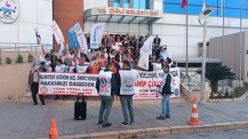 Çiğli Belediyesi'nde İş Bırakma Eylemi Başlatılıyor