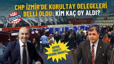 CHP İzmir’de Kurultay Delegeleri Açıklanmış Olunuyor: Hangi İsimler Ne Kadar Oy Aldı?