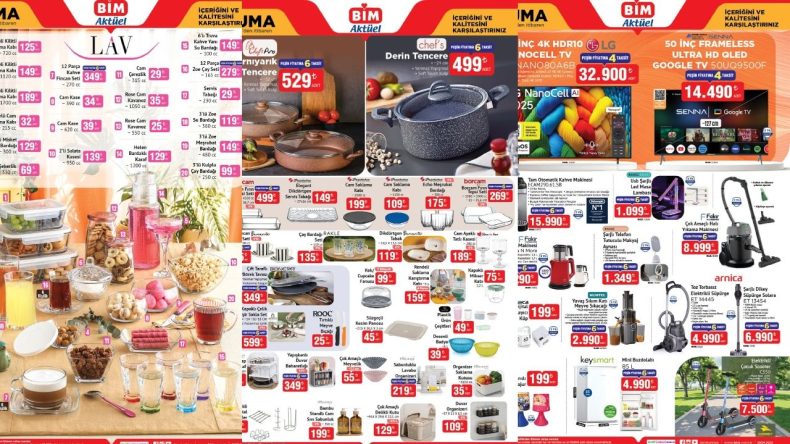 Ekim Ayının Son BİM Aktüel Ürünler Kataloğu Yayınlandı: Yarın BİM'deki Fırsatları Kaçırmayın!