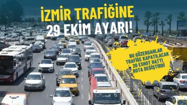 İzmir Trafiği İçin 29 Ekim Düzenlemesi: Belirtilen Güzergahlar Kapatılacak, 20 ESHOT Hattı Rota Değiştirdi
