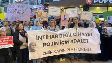İzmir'de Kadınlar Rojin Kabaiş İçin Yürüdü: Bu Tablo Sistematik Adaletsizliğin ve Kurumsal Cezasızlığın Göstergesidir
