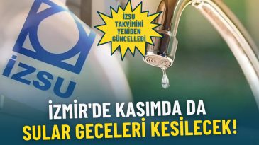 İZSU Kasım 2025 Su Kesintisi Takvimi Açıklandı