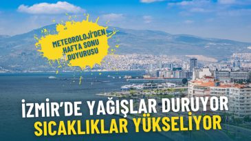 Meteoroloji'den İzmir'in Hafta Sonu Hava Tahmini: Yağışlar Durduruluyor, Sıcaklıklar Arttıyor