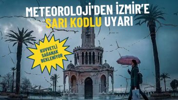 Meteoroloji'den İzmir’e Sarı Kodlu Uyarı: Kuvvetli Sağanak Bekleniyor