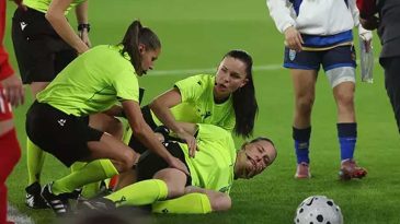 A Milli Takım Maçında Şok Anlar: Hakem Fenalaştı