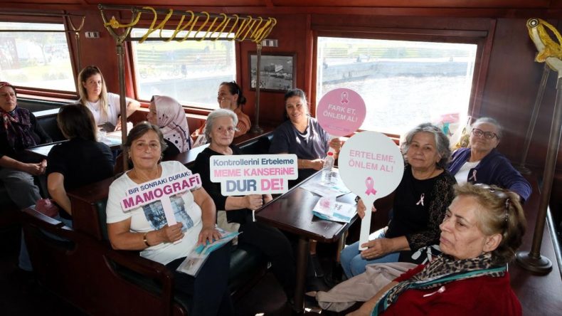 Tarihi Bergama Vapuru’nda Meme Kanseri Söyleşisi: Dümeni Farkındalığa Kırdılar