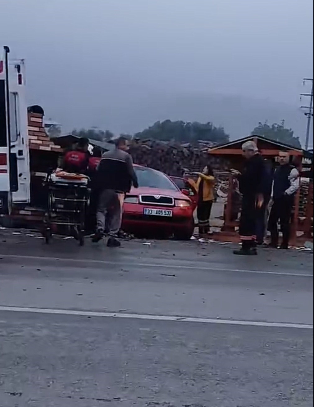 Trafik Kazası Görüntüsü