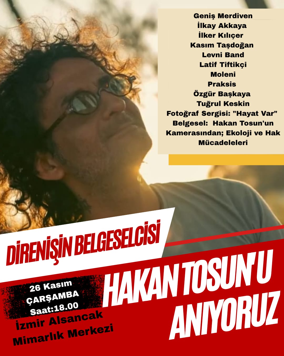 Hakan Tosun Anma Etkinliği