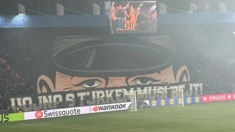 Fenerbahçe maçında açılmıştı: Irkçı pankarta ceza!