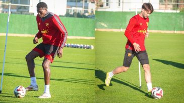 G&ouml;ztepe, Kritik Ma&ccedil; &Ouml;ncesi &Ccedil;ift Antrenman Ger&ccedil;ekleştirdi