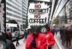 Hakları için sokaktalar: Starbucks’ta süresiz grev!