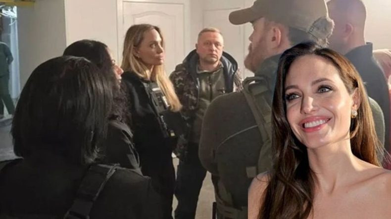 Hollywood Yıldızı Angelina Jolie'nin Ukrayna Ziyareti Kabusa Dönüştü!