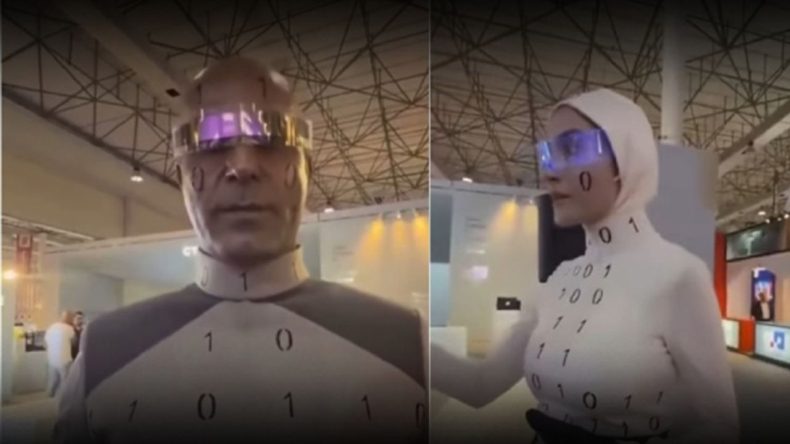 İran'da Skandal: Robotlar Makyajlı İnsan Çıktı!