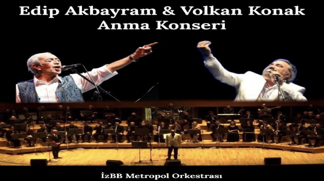 İzmir'de İki Efsaneye Anma Gecesi