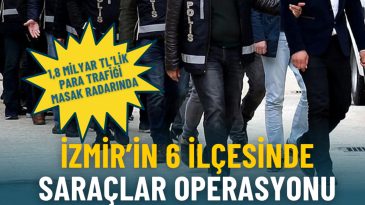 İzmir'de Saraçlar Çetesi Operasyonu: MASAK 1,8 Milyar TL'lik Para Hareketini Takipte