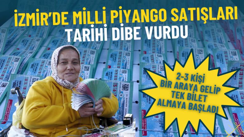 İzmir’de Milli Piyango Satışları Tarihi Dipte: Bilet Alma Ortaklığı Artıyor