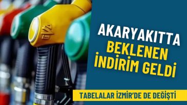 Milyonlarca S&uuml;r&uuml;c&uuml;ye M&uuml;jde: Beklenen İndirim Geldi, Akaryakıt Tabelaları İzmir'de Değişti