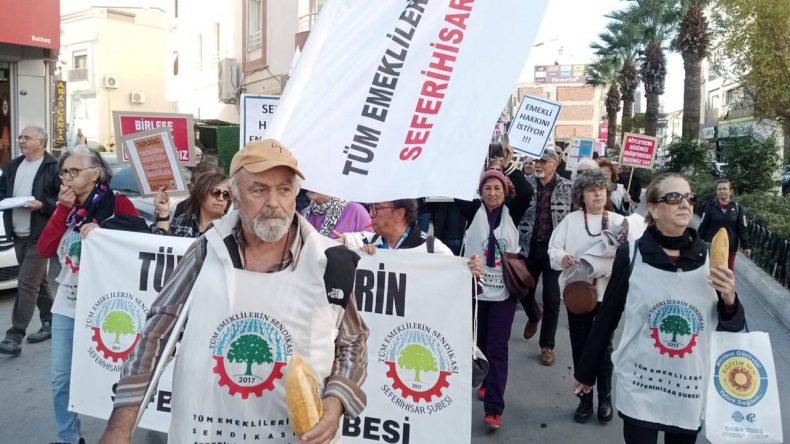 Seferihisar’da Emekliler Sokaklara Taşındı: Sefalet Derinleşiyor!