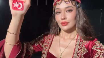 &Uuml;lkemizi Temsil Eden Ceren'e T&uuml;rk Bayrağı'nı Vermediler!