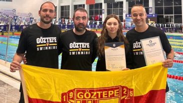 G&ouml;ztepe Spor Kul&uuml;b&uuml;&rsquo;nden tarihi başarı: Derin Akar T&uuml;rkiye rekoru kırdı