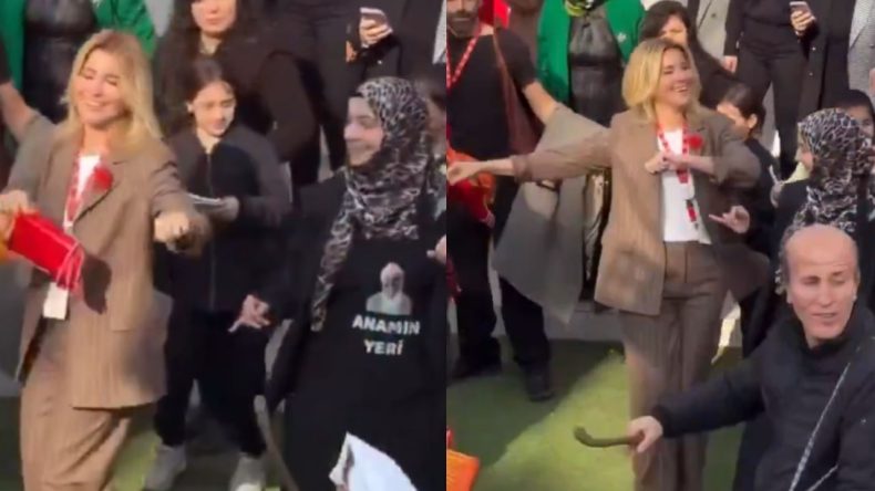 Gülben Ergen'den başörtülü kadının elini tutmadığına dair iddialara sert yanıt: Zavallısınız!